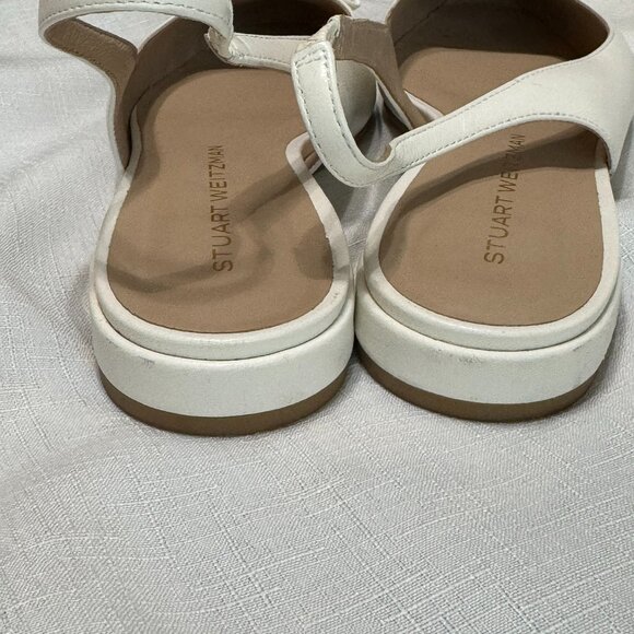 Stuart Weitzman Sleek Bow Slingback Flats - Picture 5 of 6